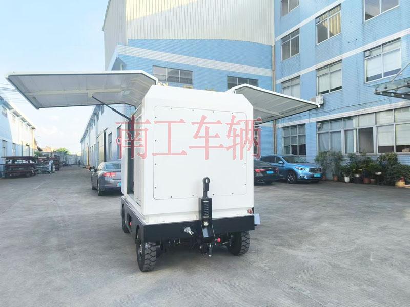 2吨电动半岛（中国）一站式服务平台 飞翼箱式电动工具拖车